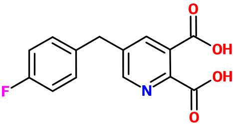 (image for) MC095827 5-(4-Fluorobenzyl)-2,3-pyridinedicarboxylic acid